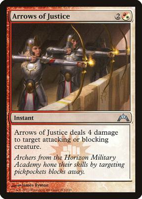 Arrows of Justice card from Gatecrash