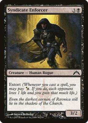 Syndicate Enforcer card from Gatecrash