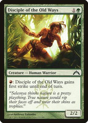 Disciple of the Old Ways card from Gatecrash