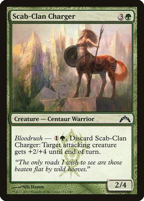 Scab-Clan Charger card from Gatecrash