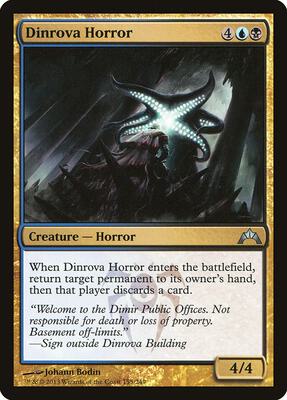 Dinrova Horror card from Gatecrash