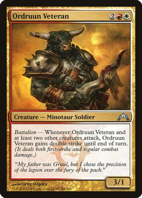 Ordruun Veteran card from Gatecrash