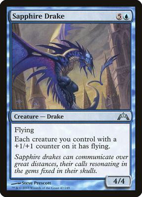 Sapphire Drake card from Gatecrash
