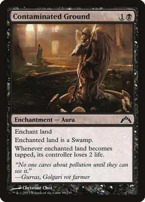 Contaminated Ground card from Gatecrash