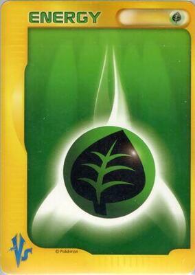 Grass Energy card from Pokemon VS