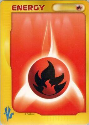 Fire Energy card from Pokemon VS