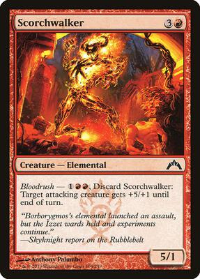 Scorchwalker card from Gatecrash
