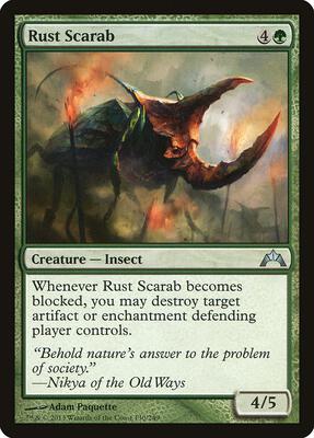 Rust Scarab card from Gatecrash