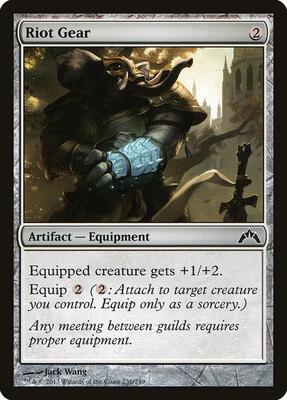 Riot Gear card from Gatecrash