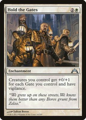 Hold the Gates card from Gatecrash
