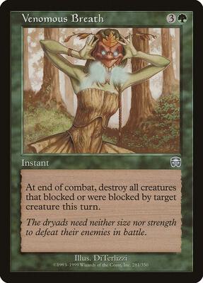 Venomous Breath card from Mercadian Masques