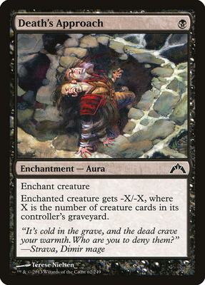 Death's Approach card from Gatecrash