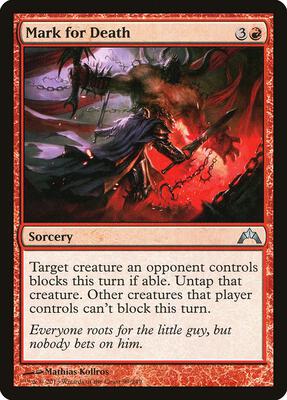 Mark for Death card from Gatecrash