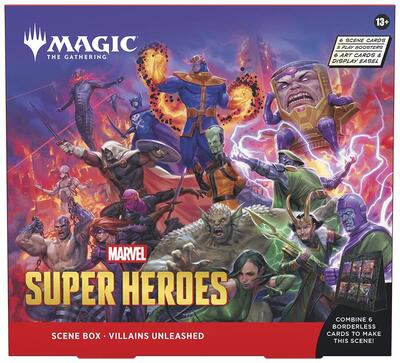 Marvel Super Heroes Scene Box - Villains Unleashed card from Marvel Super Heroes