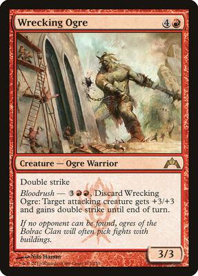 Wrecking Ogre card from Gatecrash