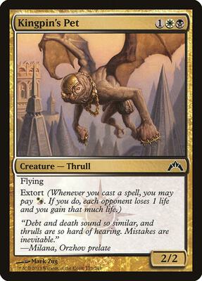 Kingpin's Pet card from Gatecrash