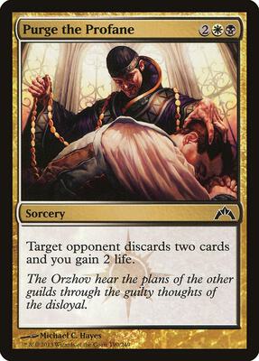 Purge the Profane card from Gatecrash
