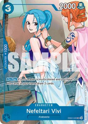 Nefeltari Vivi - EB02-026 card from Extra Booster: One Piece Heroines Edition