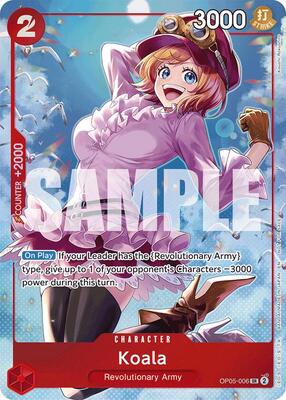Koala - OP05-006 card from Extra Booster: One Piece Heroines Edition