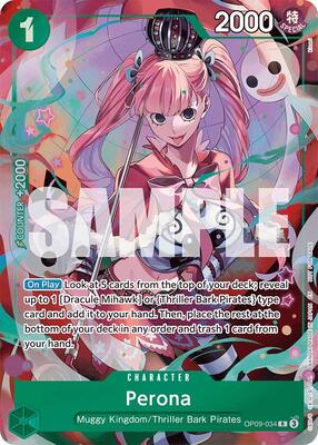 Perona - OP09-034 (Dash Pack) card from Extra Booster: One Piece Heroines Edition
