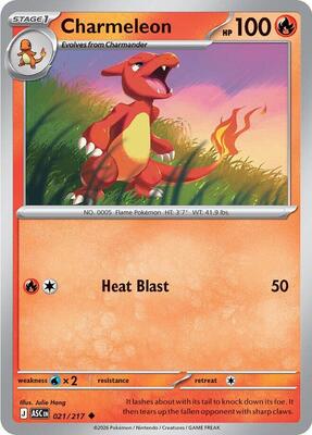 Charmeleon card from ME: Ascended Heroes