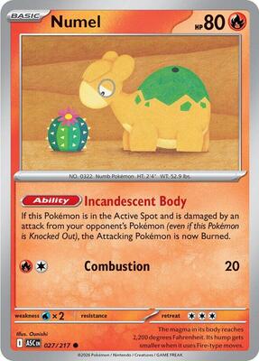 Numel - 027/217 card from ME: Ascended Heroes