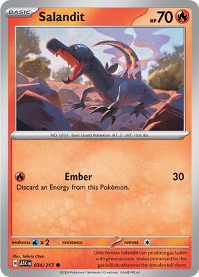 Salandit card from ME: Ascended Heroes