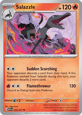 Salazzle - 035/217 card from ME: Ascended Heroes