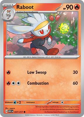 Raboot card from ME: Ascended Heroes