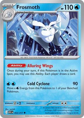 Frosmoth card from ME: Ascended Heroes