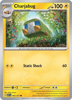 Charjabug card from ME: Ascended Heroes
