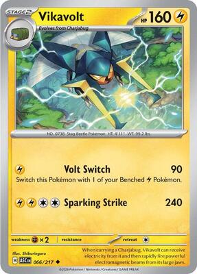 Vikavolt - 066/217 card from ME: Ascended Heroes