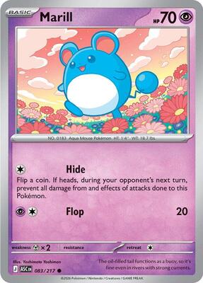 Marill - 083/217 card from ME: Ascended Heroes