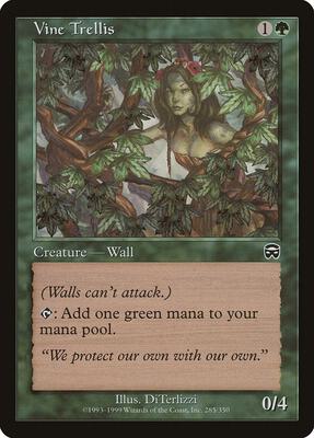 Vine Trellis card from Mercadian Masques