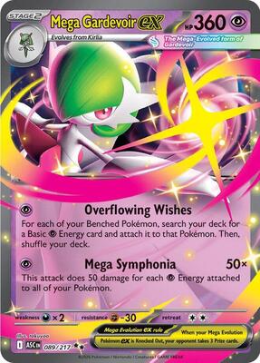 Mega Gardevoir ex card from ME: Ascended Heroes