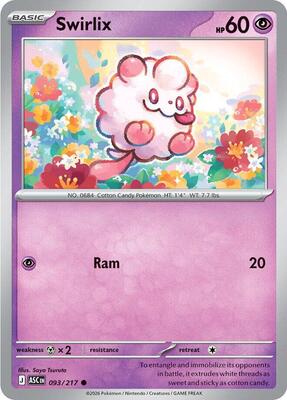 Swirlix card from ME: Ascended Heroes