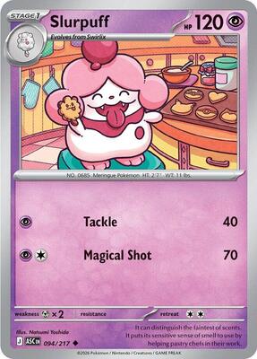 Slurpuff - 094/217 card from ME: Ascended Heroes