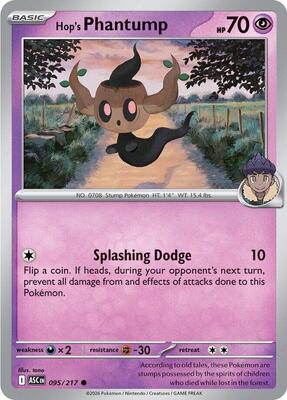 Hop's Phantump card from ME: Ascended Heroes