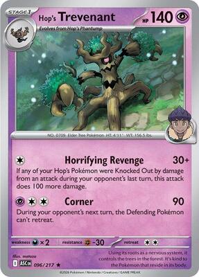 Hop's Trevenant - 096/217 card from ME: Ascended Heroes