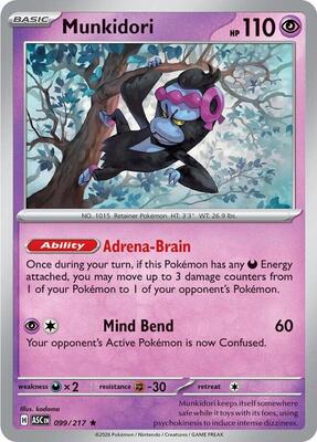 Munkidori card from ME: Ascended Heroes