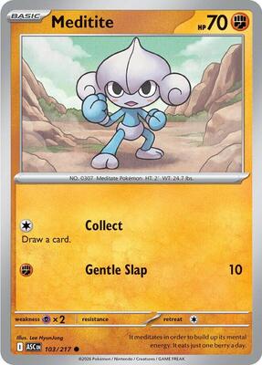 Meditite card from ME: Ascended Heroes
