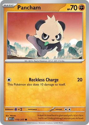 Pancham card from ME: Ascended Heroes