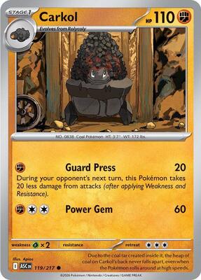 Carkol card from ME: Ascended Heroes