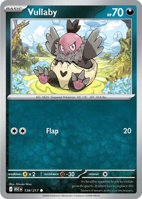 Vullaby card from ME: Ascended Heroes