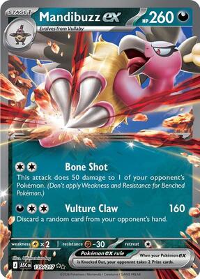 Mandibuzz ex card from ME: Ascended Heroes