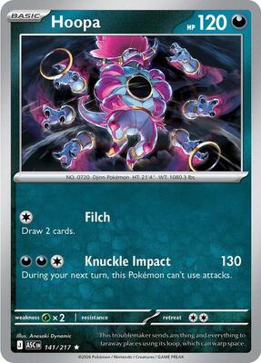 Hoopa card from ME: Ascended Heroes