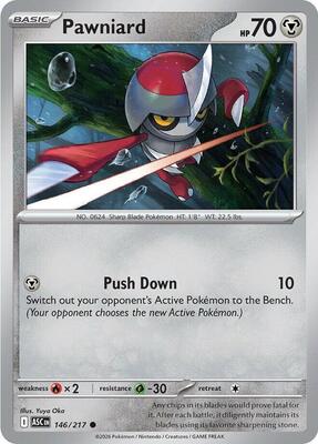 Pawniard card from ME: Ascended Heroes
