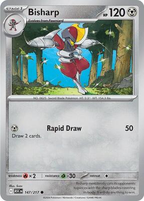 Bisharp card from ME: Ascended Heroes