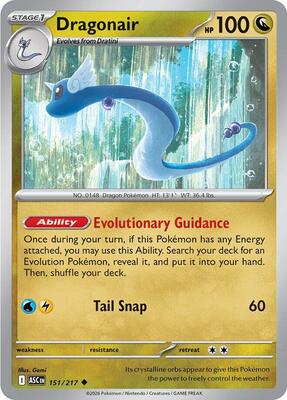 Dragonair card from ME: Ascended Heroes