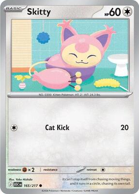 Skitty card from ME: Ascended Heroes